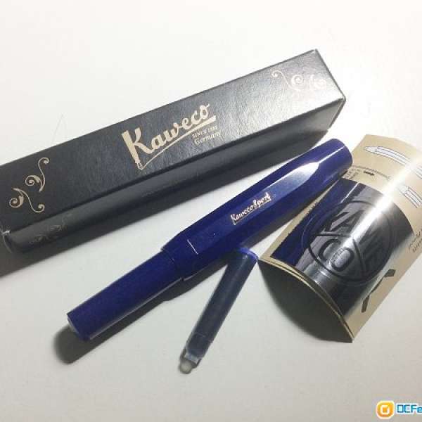 95% new Kaweco Sport 鋼筆 F嘴 Fine fountain pen blue
