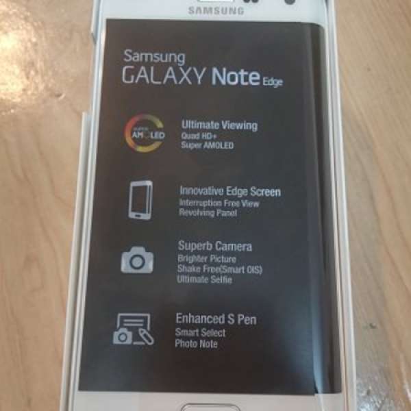 Samsung Note Edge 32G White with case - Brand New