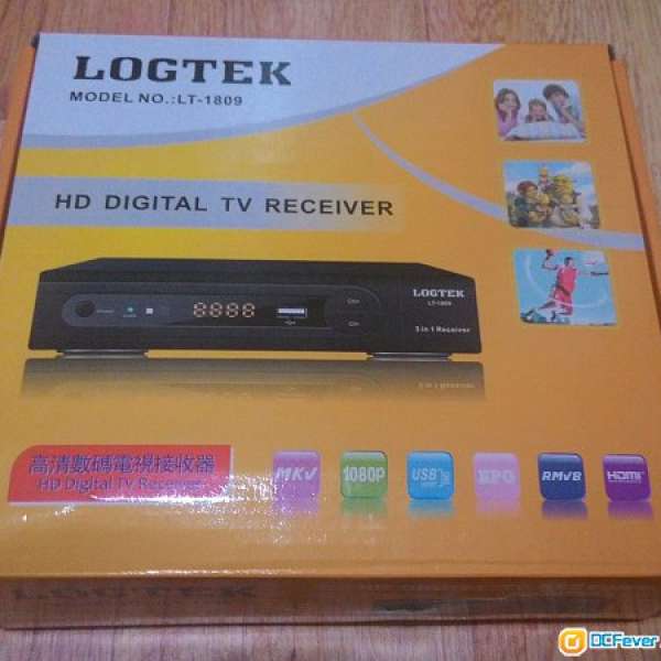 8，9 成新 LOGTEK 高清機頂盒