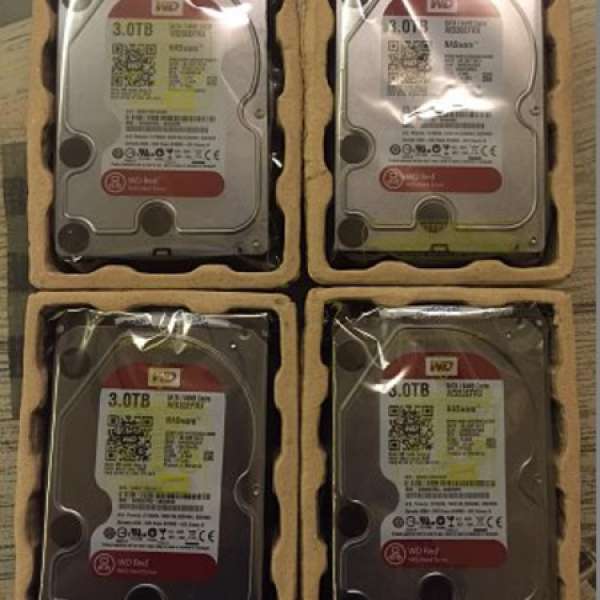 WD Red HDD 3TB * 4