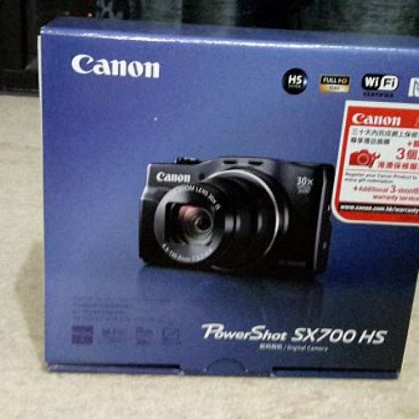 全新 Canon PowerShot SX700 HS 行貨 黑色