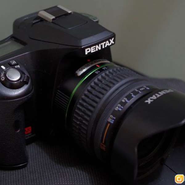 Pentax K100d + 18-55 mm kit lens