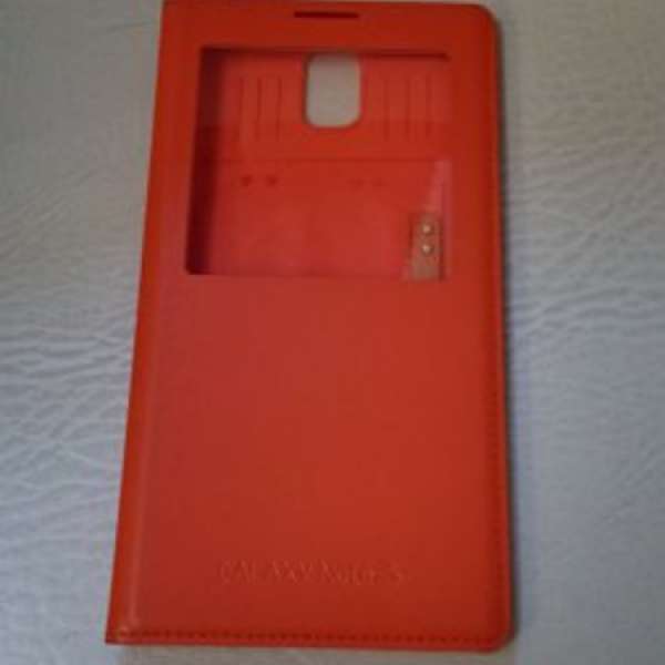 原裝正貨 SAMSUNG NOTE 3 S VIEW COVER 橙色