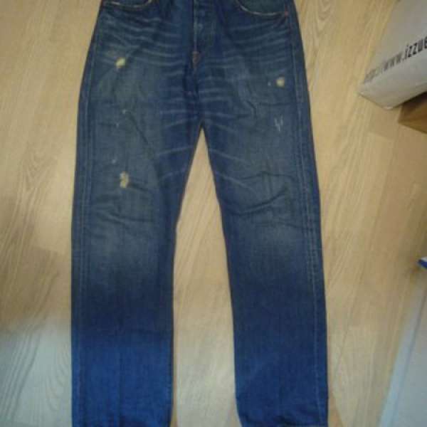 Levis 501洗水藍色牛仔褲blue jeans
