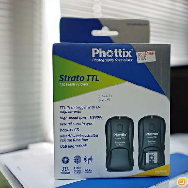Phottix Strato TTL Flash Trigger for Nikon 100%全新