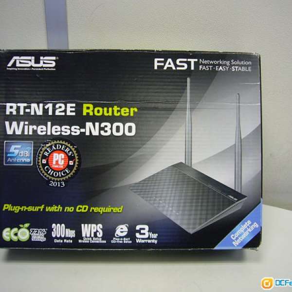ASUS RT-N12E  Router - Wireless-N300