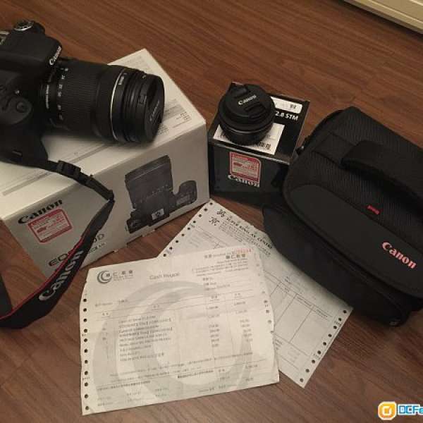 行貨Canon EOS 760D 連EF-S 18-135mm f/3.5-5.6 IS STM鏡頭套裝 及 CANON 24mm 短鏡