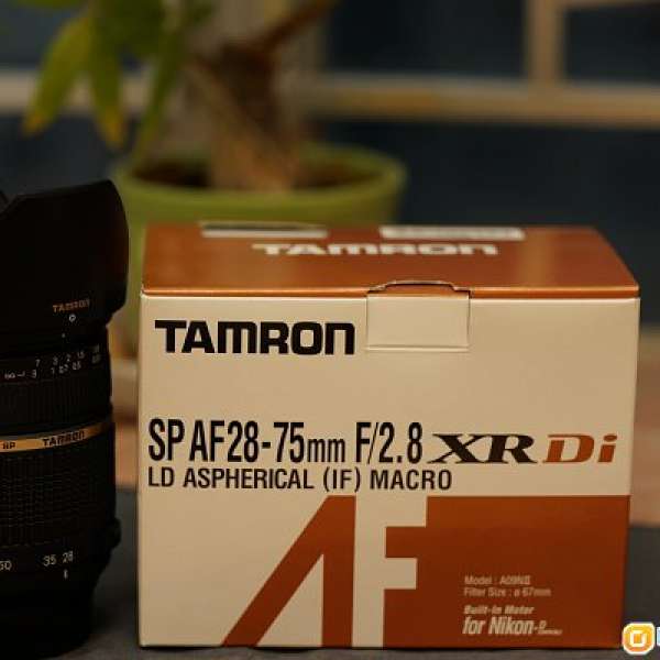 98%新Tamron SP AF28-75mm F/2.8 XR Di LD Aspherical (IF)(A09)行貨7年保用Nikon