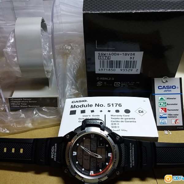 Casio SGW-400-1BVDR 多功能電子錶