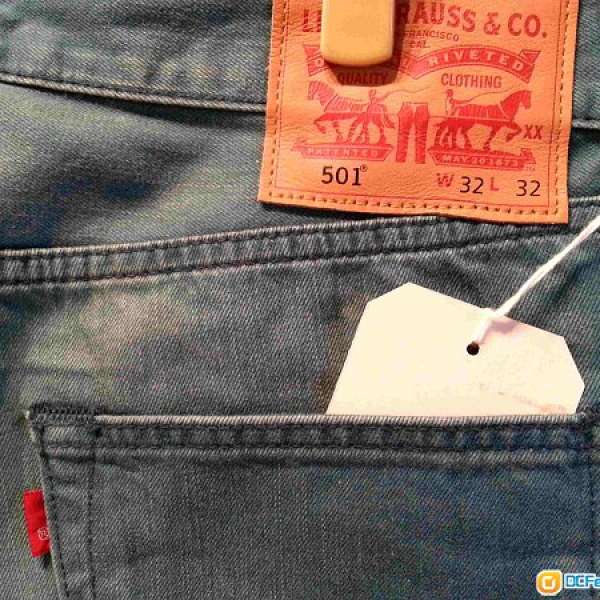 Levis 501 直腳 32 腰圍