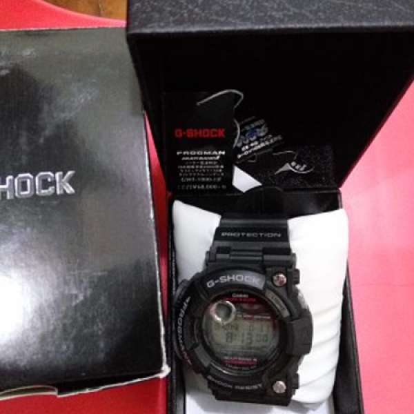 95%new Casio G-shock 6-Band Frogman 電波蛙 日版 GW-1000-1JF