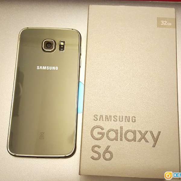 Samsung Galaxy S6 雙卡金色，新機一樣，歡迎驗屍， 3HK台機行貨