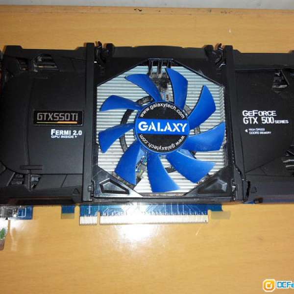 (罕見2G版) GALAXY GTX550ti 2G DDR5 100% work