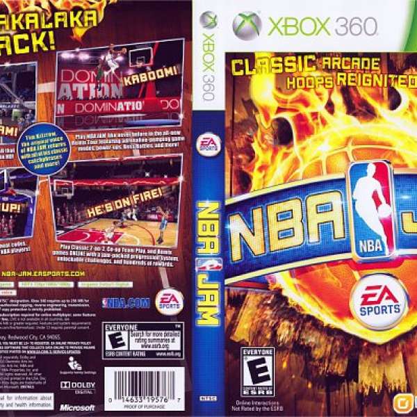XBOX 360 遊戲 NBA JAM