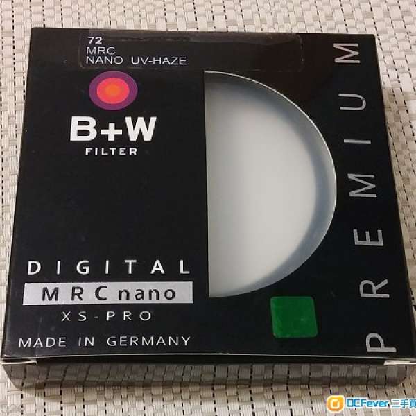 B+W Digital MRC NANO UV-HAZE 72mm