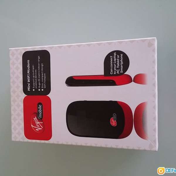ZTE中興 Virgin MF62 21mb 3G Pocket WiFi 全新 (無鎖)可用各國台