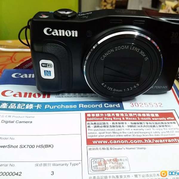 Canon sx700 30倍zoom 99%新