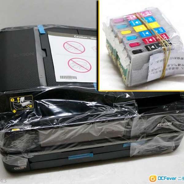 全新機epson TX820FWD 多合一Printer——連一套入滿墨水循環墨盒