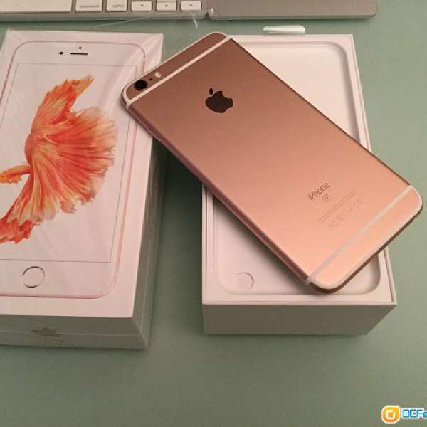 99.99% New iPhone 6s Plus 128GB 玫瑰金