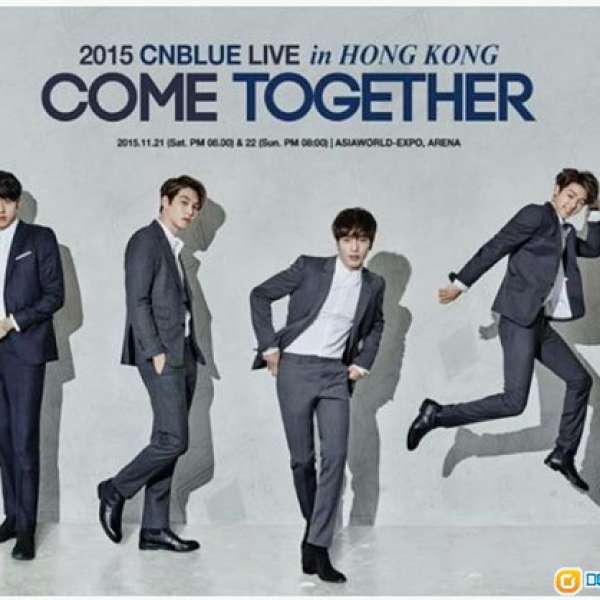 CNBlue Come Together in Hong Kong  22/11 尾場 兩連位