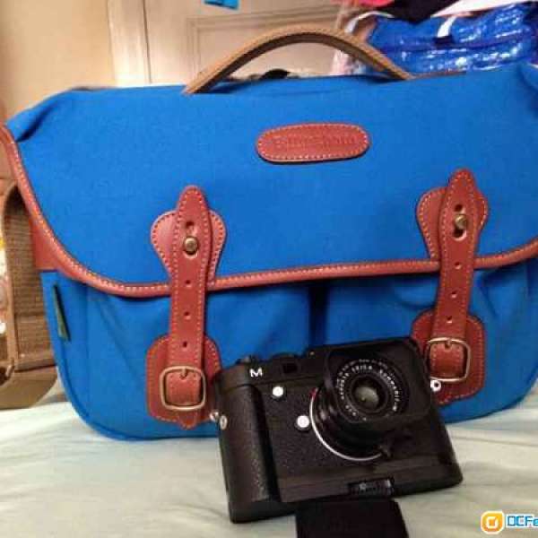 95% 極新 Billingham hadley pro Electric Blue 電光藍色，罕有特別 for Leica M