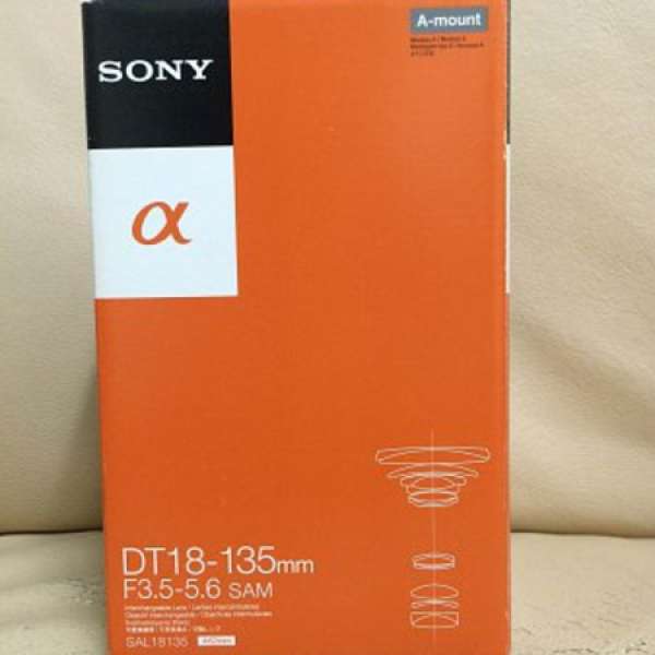98% New Sony DT18-135mm F3.5-5.6 SAM (行貨全齊有保）Made in Japan