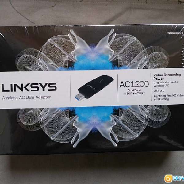 linksys WUSB6300 AC1200 USB3.0 adaptor (100% new in sealed box)