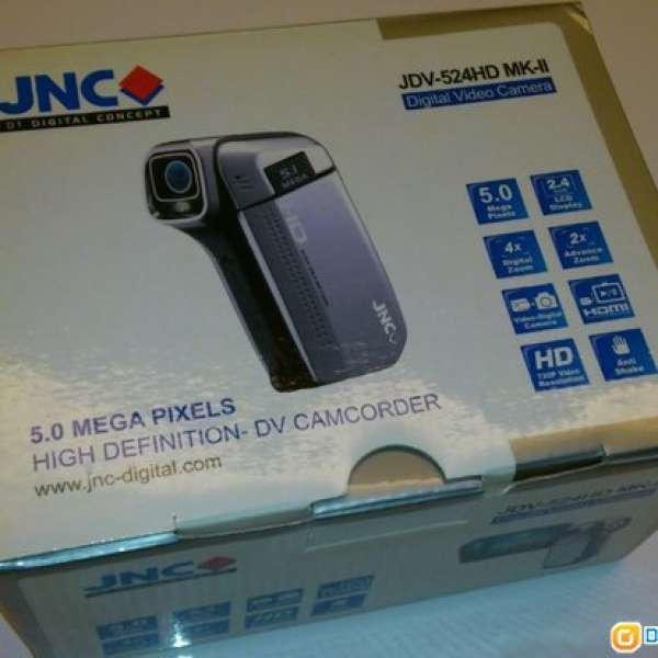 新淨韓國品牌JNC DV 手提攝錄機 -  鍍金屬外殼設計