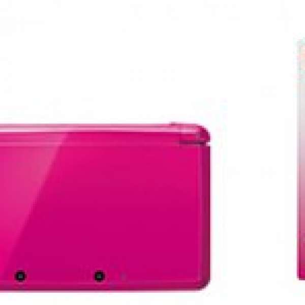 100%全新未開香港行貨Nintendo 3DS主機有保養(珠光桃紅色)