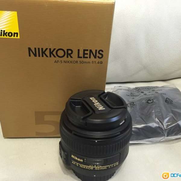 Nikon 50mm 1.4G 95%new 水貨