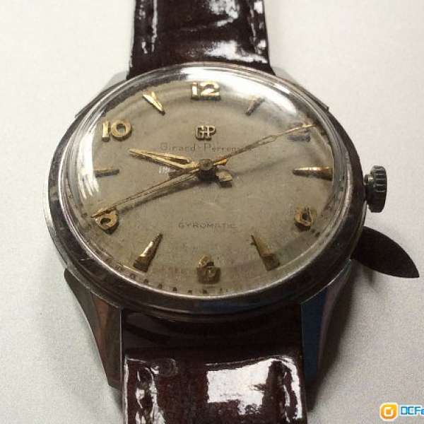 Vintage 17 jewels Girard Perregaux gyromatic wristwatch