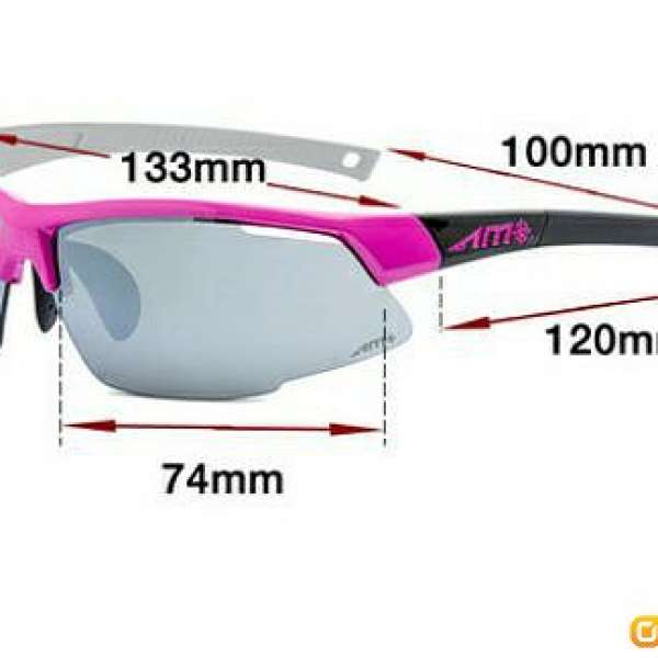 两副專業 Advanced Multisport Optics (AMO)  sunglasses   720 armour 全部專業防UV