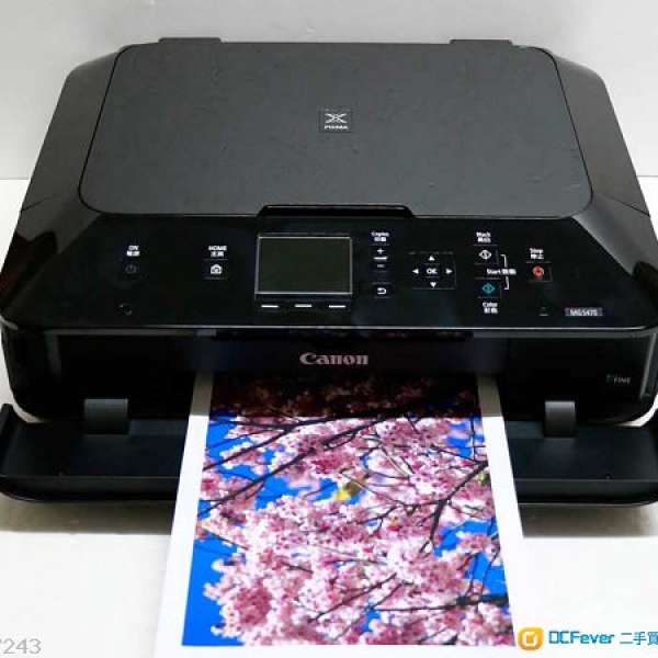無花靚仔八成幾新五色墨盒canon MG 5470 Scan printer <WIFI>