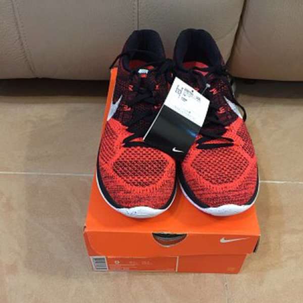 Nike flyknit lunar 3 red Us9 全新 保證真貨