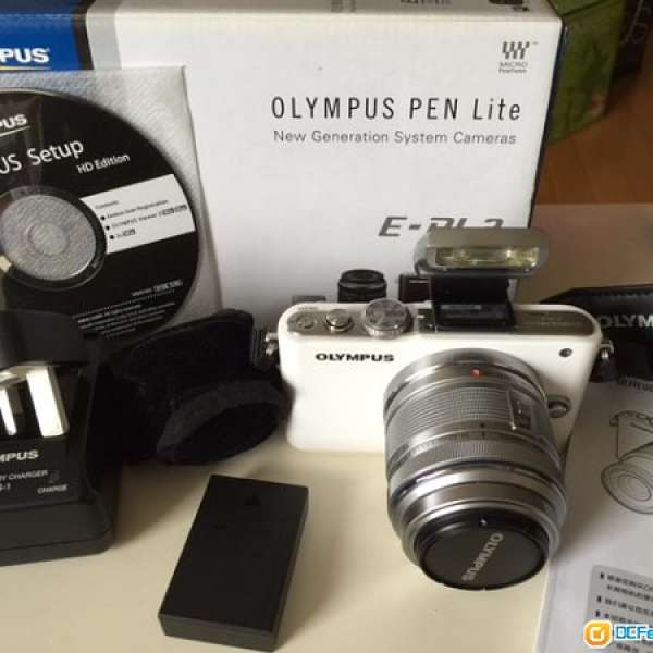 Olympus 白色 EPL3 Kit Set