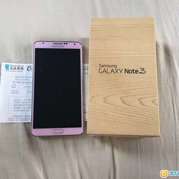 Samsung Note3 16gb 粉紅色