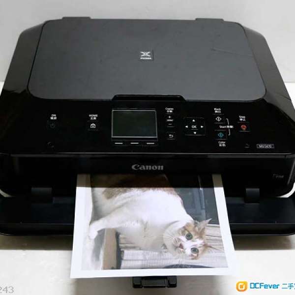 靚仔無花新淨可印CD五色墨盒canon MG 5470 Scan printer <WIFI>有一套入滿墨水