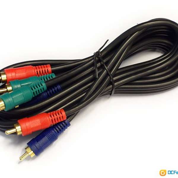 色差線 RCA component RGB cable 蓮花頭 高清模擬訊號線