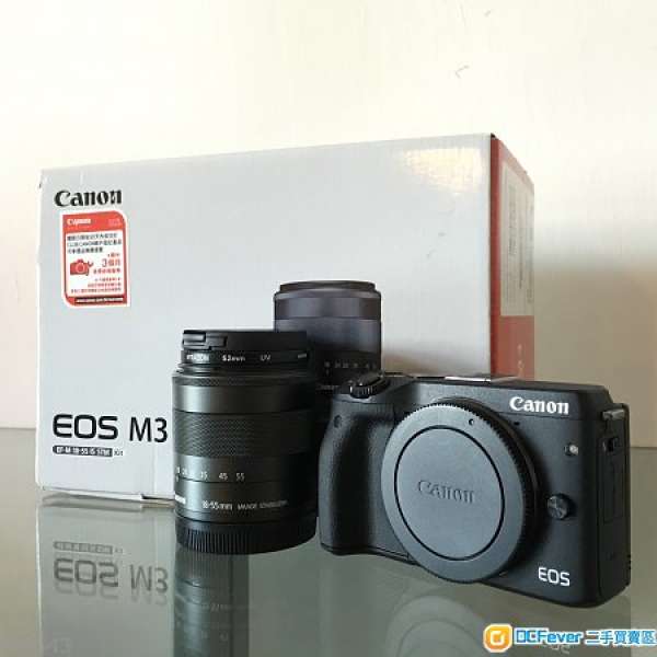 Canon M3 +18-55mm kit set  (行貨）黑色