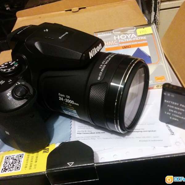 Nikon Coolpix P900  24mm-2000mm 83x Camera