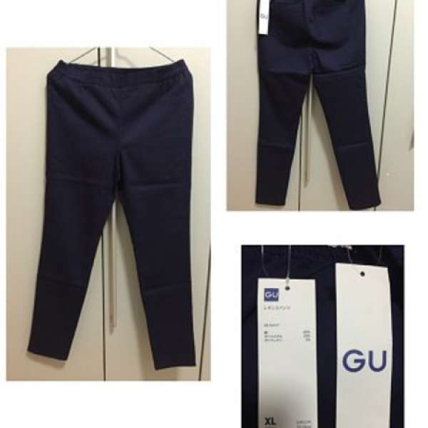 日本GU全新深藍色長褲
