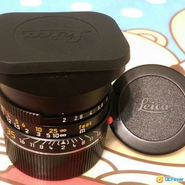 Leica summicron m 35/2 德制七妹+原廠lR filter