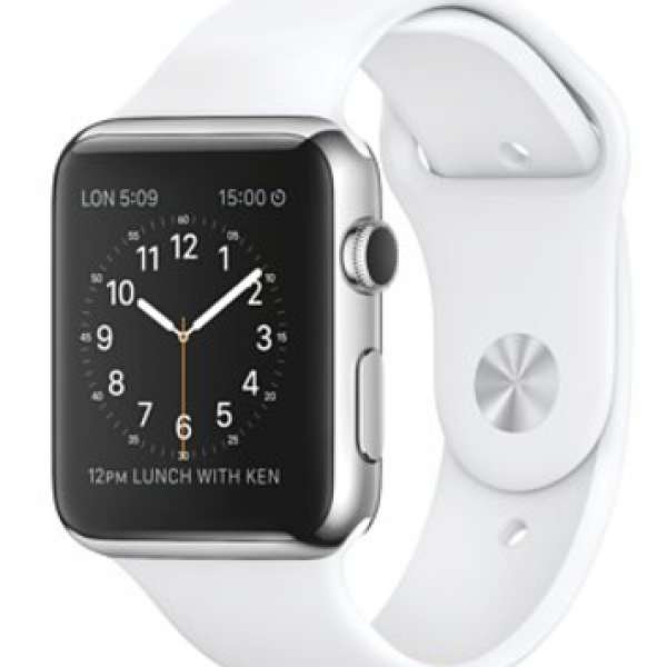 100%全新 Apple Watch sport 38mm 白色