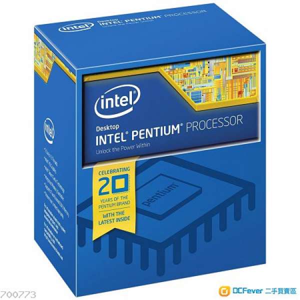 INTEL Pentium G3258 廿週年版 CPU