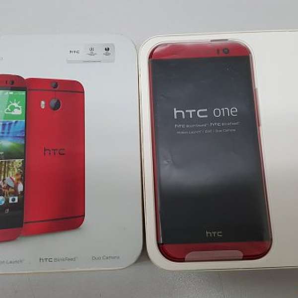 HTC One M8 紅色 港行 90% 新