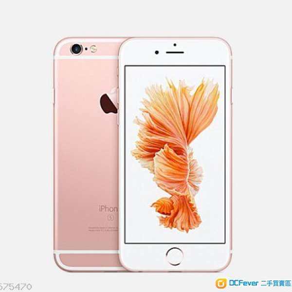 全新原封16GB iPhone 6s 玫瑰金色