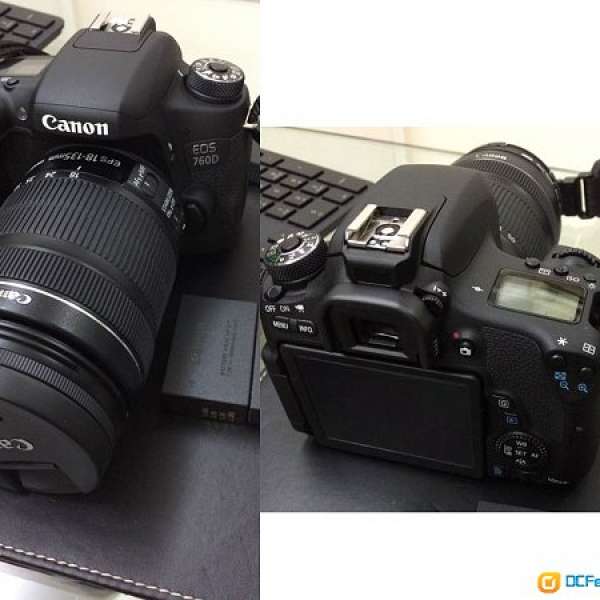 Canon EOS 760D Kit Set (2015年7月25號購入, 99% new, 4年保養)