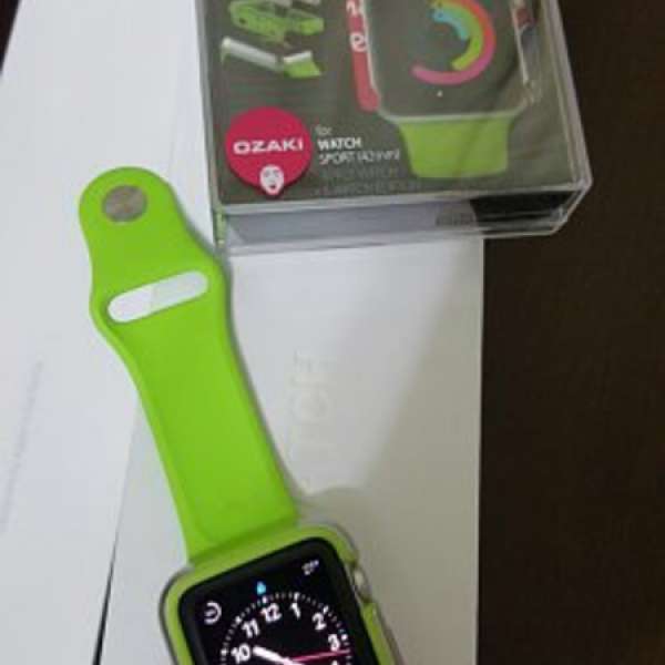 99% Apple watch sport 42mm 綠色