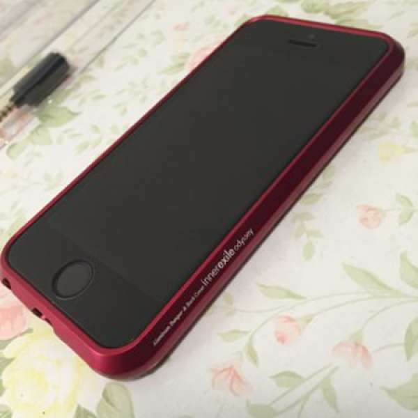 全新 iPhone 5s innerexile Odyssey 5 透明背金屬邊框Bumper 機殼 原價$728 GB16432