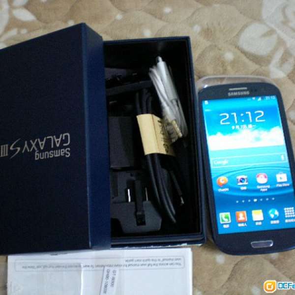 80% 新 三星 Samsung Galaxy s3 i9300 16g 藍色3g